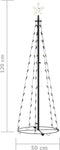 vidaXL - Kegelkerstboom - 70 - warmwitte - LED's - 50x120 - cm