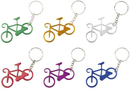 Sleutelhanger aluminium fiets (12 stuks)