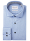 Michaelis Cutaway Shirt - Slim Fit - Non-Iron - Blauw - Maat 38