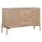 Dientafel Home ESPRIT Rotan Spar 136 x 38 x 80 cm