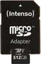 Intenso - microSDXC kaart - 512GB UHS-I Class 10 - Max. 45 MB/s