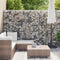 vidaXL - Schanskorfmuur - met - deksels - 900x30x200 - cm - gegalvaniseerd - staal