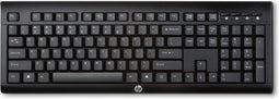 HP K2500 - Draadloos Toetsenbord - Morsbestendig - Zwart