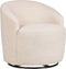 Draaifauteuil DAVIK Bouclé Beige