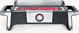 Severin PG 8113 Tafelgrill Tafel CoolTouch-behuizing, Kabelgebonden, Traploze temperatuurregeling Zwart/zilver