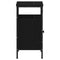 vidaXL - Wastafelkast - 60x30x60 - cm - spaanplaat - zwart - eikenkleurig