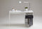 FMD Bureau met 1 lade 123x50x76,5 cm wit en zwart