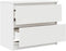 vidaXL - Tv-meubel - 60x35x54 - cm - bewerkt - hout - wit