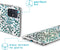 iMoshion Hoesje Geschikt voor Samsung Galaxy A51 Hoesje Siliconen - iMoshion Design hoesje - Groen / Transparant / Green Botanic
