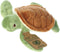 Eco Nation - Pluchen Knuffel - Mini - Schildpad - Gemaakt van gerecyclede plastic flessen - 13 cm