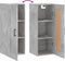 vidaXL - Wandkast - 34,5x34x90 - cm - bewerkt - hout - betongrijs