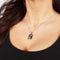Laura Ferini Dames Ketting Faccina - Halsketting - 18K Wit Verguld - Zilver (1 stuk)