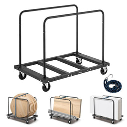 Platenwagen - Gipsplatenkar 816 kg - 115 x 74 cm - Zwart