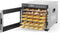 HENDI Voedseldroger Profi Line - 6 roosters - digitaal - 35-75°C - RVS Zwart
