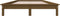 vidaXL - Bedframe - massief - grenenhout - honingbruin - 140x200 - cm