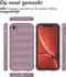 iMoshion Hoesje Geschikt voor iPhone Xr Hoesje Siliconen - iMoshion EasyGrip Backcover - Paars
