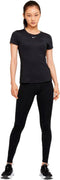 Nike One Dri-FIT Ss Slim Sportshirt - Dames - Zwart - Maat L