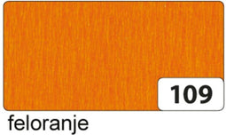 Crêpepapier - Fel oranje - 250x50cm