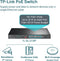 TP-Link TL-SL1218P - Unmanaged netwerk-switch - 18x Gigabit Ethernet PoE - Zwart