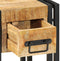 vidaXL - Nachtkastjes - 2 - stuks - 40x40x40 - cm - Massief - Mangohout
