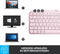 Logitech MX Keys Mini - Draadloos Toetsenbord - Automatische LED-verlichting en Multi-device Koppeling - Roze