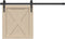 vidaXL - Ophangset - voor - schuifdeur - 91 - cm - koolstofstaal