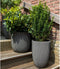 Capi Europe - Bloempot bol Groove NL - Breukbestendig - Antraciet - Ø29 cm
