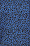 JDY JDYPIPER - L/S V-NECK TOP - Blauwe leo print - Maat 38