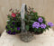 Hengselmand 40x25 cm zomerbloeiers kleurenmix II