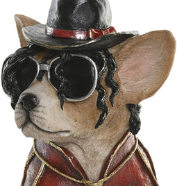 Home ESPRIT - Decoratieve figuren - Hond - Bruin Gouden Kastanjebruin