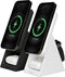 Mobiparts Wireless 3 in 1 Charger - Draadloze Oplader 15W - MagSafe Geschikt - Wit