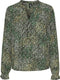 VERO MODA VMLOTUS - Dames Blouse - V-Hals Lange Mouwen - Maat XL