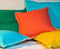 Dutch Decor BURTO - Kussenhoes van gewassen katoen Antigua Sand 45x45 cm - blauw - met rits