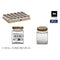 Glazen pot La Mediterránea WOOD 120 ml (96 Stuks)