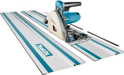 Makita SP6000J1X2 - Invalcirkelzaag 165 mm - 1300 Watt met 2 geleiderails (2 stuks)
