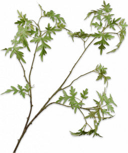 Silk-ka Zijden bloemen Kunstbloemen Nep bloemen Blad Tak Kunsttak Groen 149363