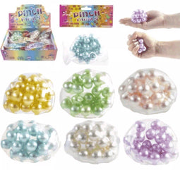 Jono Toys - Kaka ballen - Set van 12 parelmoer kleuren 7 cm (12 stuks)
