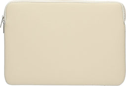 Mobiparts Neopreen Sleeve Universeel - Laptop 13 inch - Cream