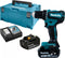Makita DDF485RFJ - Boorschroefmachine 18V - 2x 3Ah accu en snellader - (2 stuks)
