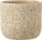 J-Line bloempot Ruw - keramiek - beige - medium - Ø 18.00 cm