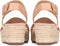 POSH by Poelman CETO - Dames Plateau Sandalen - Sleehak - Rose goud - 40