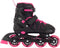 Aventuri Verstelbare Inline Skates - Semi-softboot Skeelers - Verstelbaar Maat 34-37 (M) - Voor Meisjes - Zwart/Roze