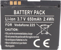 Accu geschikt voor Handy Vodafone 125, 225, 246, Li3706T42P3h38385