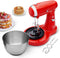 SOGO BAT-SS-14506-R - Keukenmachine - 350W 5 snelheden RVS mengkom 3,2L - Rood