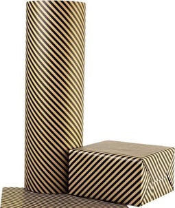 Apparaatrol Kraft nature eco strepen 200x30cm