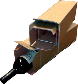 Verzenddoos cleverpack met buffer wijn - 3 stuks
