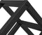vidaXL - Flessenrek - voor - 9 - Flessen - - - 63 - x - 16,5 - x - 25 - cm - - - Gepoedercoat - Staal