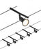 Paulmann Salt - Kabelverlichting - 5x10W GU5,3 230/12V - Mat Zwart