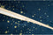 Nobodinoz - Zitzak Essaouira - Gold Stella/Night Blue - Poef - 114x77x77cm