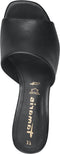 Tamaris dames muiltjes - Blokhak 5 cm - Imitatieleer - Zwart